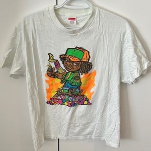 Supreme White logo M